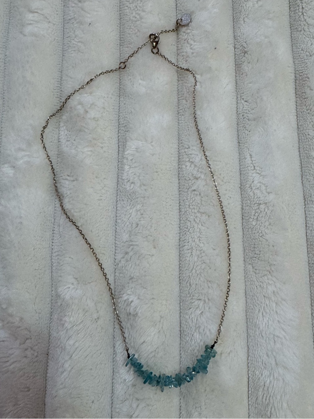Pura Vida Blue rock necklace